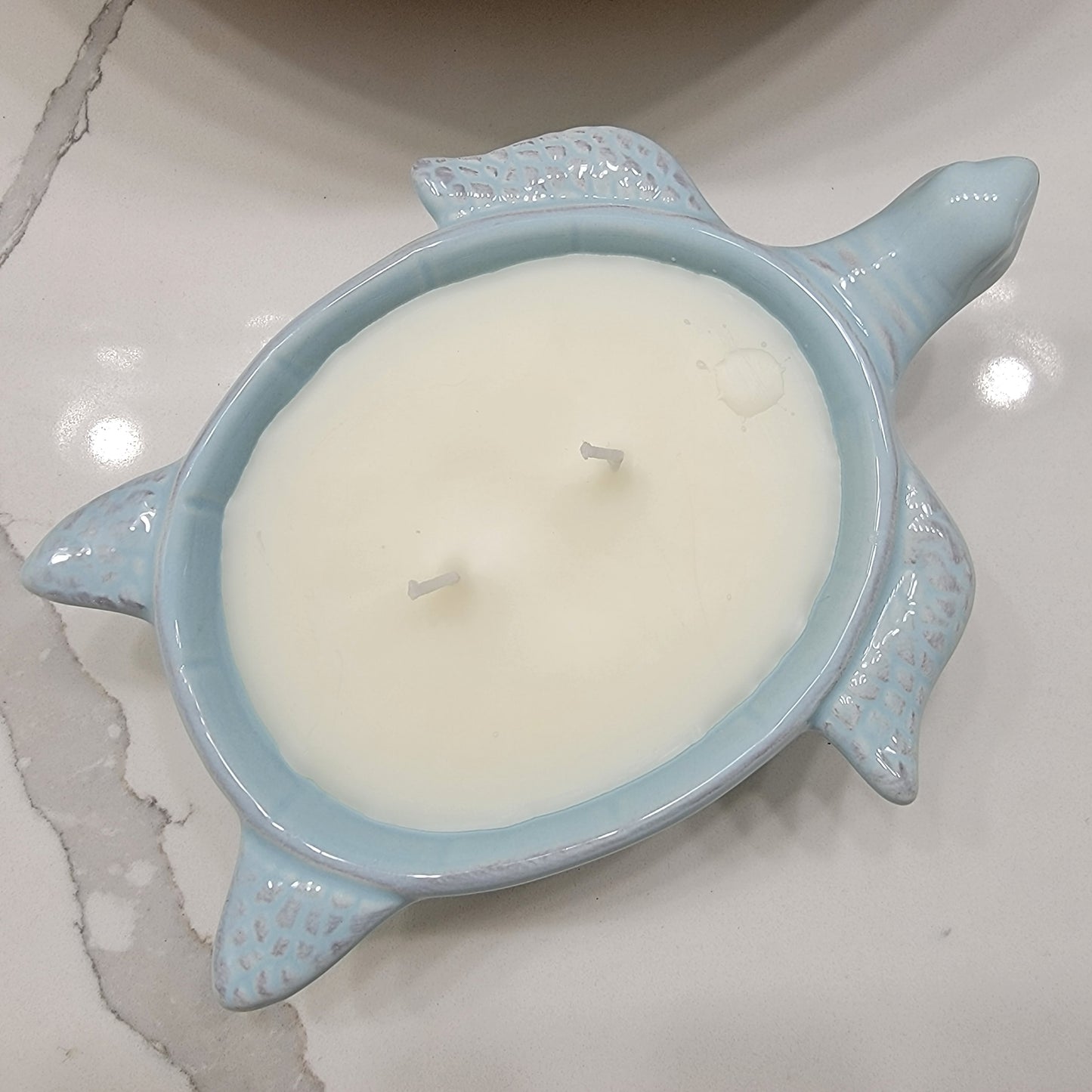 Ceramic Sea Turtle Candle