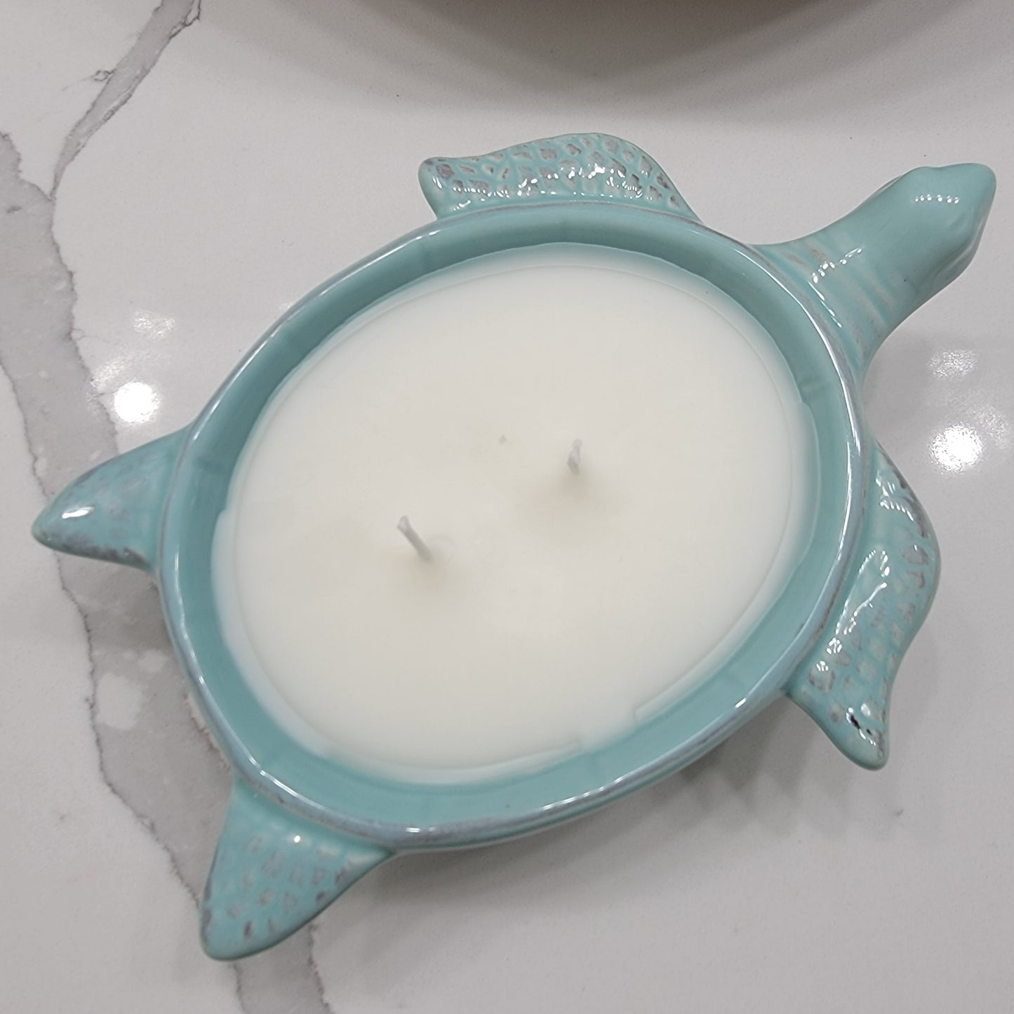 Ceramic Sea Turtle Candle